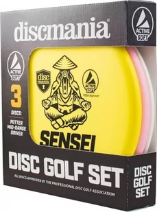 Discmania Zestaw dysków do disc golfa DISCMANIA Active 3 - Zabawki i gry sportowe - miniaturka - grafika 1