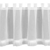 Zasłony - Zazdrostka MARY 60x150 biała perełki - miniaturka - grafika 1