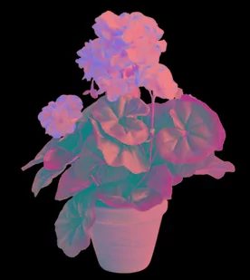 MICA Decorations Dekoracje Mica 950219 kwiat, geranium, duży, wielokolorowy 950219 - Sztuczne kwiaty - miniaturka - grafika 1