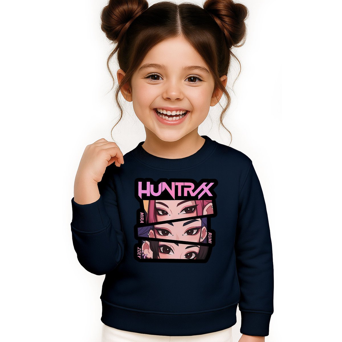 BLUZA DZIECIĘCA KPOP DEMON HUNTERS HUNTRIX 122-128 BAWEŁNIANA JAKOŚĆ