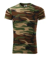 Odzież robocza - KOSZULKA UNISEX MALFINI CAMOUFLAGE 144, CAMOUFLAGE BROWN - miniaturka - grafika 1
