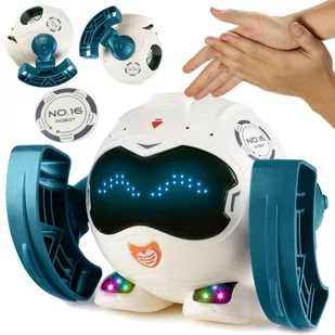 Robot Interaktywny Z Światłem I Dźwiękiem Tańczący Z696 - Roboty dla dzieci - miniaturka - grafika 1
