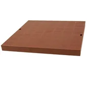 Rynny i akcesoria - Pokrywa 300 x 300 PVC A15 brąz 28,8 x 28,8 x 2 cm MAXPOL - miniaturka - grafika 1