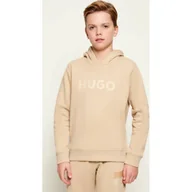 Bluzy dla chłopców - HUGO KIDS Bluza Regular Fit - miniaturka - grafika 1