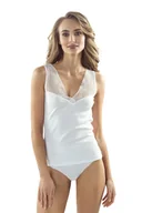 Koszulki i topy damskie - Eldar Revella Biała Koszulka V Dekolt 3Xl - miniaturka - grafika 1