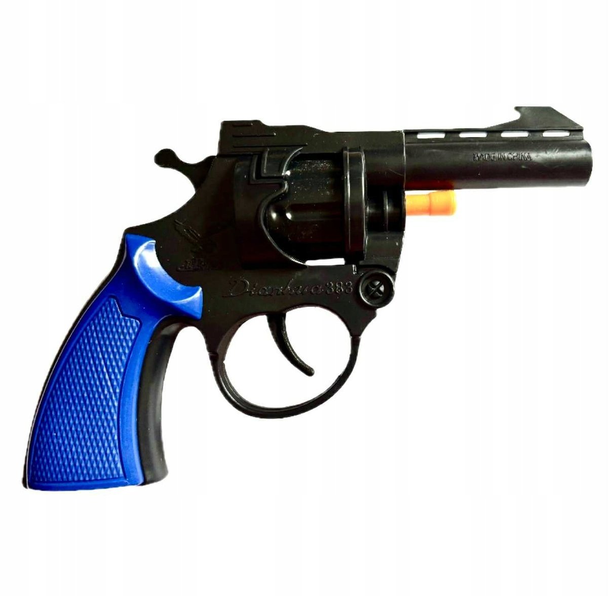 PISTOLET REWOLWER NA KAPISZONY HUKOWY PISTOLET NA SPŁONKĘ