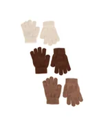 Rękawiczki dla dzieci - Action Boy Rękawiczki 8K6-001-AW24 (3-PACK) Brązowy - miniaturka - grafika 1