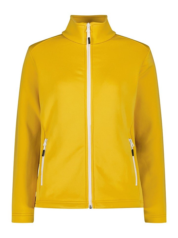 CMP Kurtka polarowa w kolorze żółtym