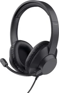Słuchawki - Trust AYDA MAX USB HEADSET czarny - miniaturka - grafika 1