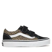 Buty dla dziewczynek - Sneakersy Vans VN000V21YY61 Czarny - miniaturka - grafika 1