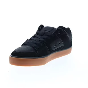 DC Męskie buty do jazdy na deskorolce Pure Low Top, Czarny/gumowy/czarny, 40.5 EU - Koszulki męskie - miniaturka - grafika 1