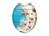 Deski sedesowe - Schütte Deska sedesowa MDF z funkcją cichego opadania (Plaża I Drewno) - miniaturka - grafika 1