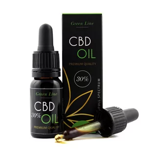 OLEJEK CBD 30% 10ml Green Line FULL SPECTRUM - Suplementy naturalne - miniaturka - grafika 1
