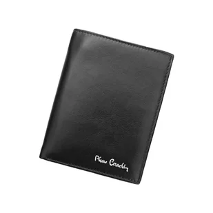 Pierre Cardin, Portfel skórzany męski, czarny, TILAK06 331 - Portfele - miniaturka - grafika 1