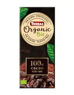 Czekolada - Czekolada Gorzka 100% Kakao bez dodatku cukru BIO 100g - Torras - miniaturka - grafika 1
