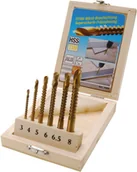 Wiertła - Kraftmann frezowanie do HSS wiertła, 3  8 MM, 6-częściowy, 1996 - miniaturka - grafika 1