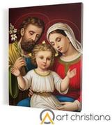 Ikony i obrazy sakralne - Święta Rodzina, obraz religijny na płótnie, canvas - miniaturka - grafika 1