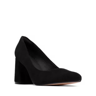 Laina 85 Court [black suede] - rozmiar 39 - Półbuty damskie - miniaturka - grafika 1