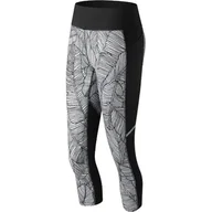 Spodnie sportowe damskie - Legginsy damskie New Balance Print Impact - miniaturka - grafika 1