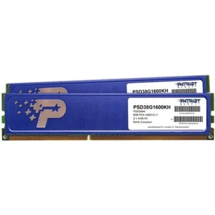 DIMM DDR3 PATRIOT Signature PSD38G1600KH, 8 GB, 1600 MHz, 11 CL - Pamięci RAM - miniaturka - grafika 1