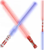 Zabawki militarne - Skleplolki MIECZ DŹWIĘKOWY ŚWIETLNY WIELKI PODWÓJNY WOJOWNIK - miniaturka - grafika 1