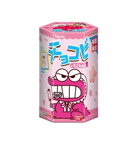 CHOCOBI STRAWBERRY MILK SNACK - CHRUPKI KUKURYDZIANE O SMAKU TRUSKAWKOWYM, TOHATO 18g - Chrupki - miniaturka - grafika 1