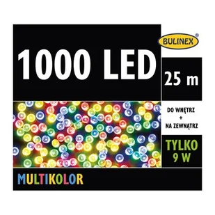 Lampki choinkowe LED 1000 mulikolor Bulinex - Oświetlenie świąteczne - miniaturka - grafika 1