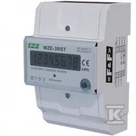 Liczniki energii elektrycznej - Trójfazowy licznik zużycia energii 80A, z funkcją RESET WZE-3RST - miniaturka - grafika 1