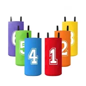 Zabawki i gry sportowe - Zestaw worki do skakania cyfry 1-6 worek ANIMACJE animatora sportowy animacyjny - miniaturka - grafika 1