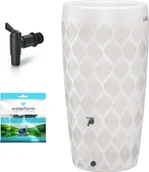 Zbiorniki na deszczówkę - Form-Plastic Zbiornik na deszczówkę Flow 240l + kranik Beczka - miniaturka - grafika 1