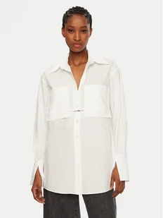 Patrizia Pepe Koszula 8C0737/AH74-W103 Biały Regular Fit - Koszule damskie - miniaturka - grafika 1