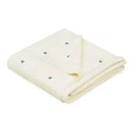 Koce i narzuty dla dzieci - BabyMatex Kocyk bambusowy 80x100 Accent kremowy - miniaturka - grafika 1