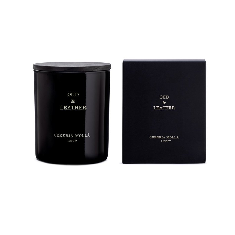 Świeca zapachowa 230 g Oud & Leather Cereria Molla