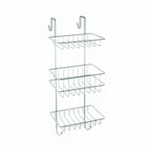 Półki łazienkowe - Półka druciana zawieszana bez wiercenia do łazienki 1422 - miniaturka - grafika 1