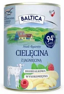 Mokra karma dla psów - BALTICA SMAKI REGIONÓW Cielęcina z jagnięciną - puszka 400g - miniaturka - grafika 1