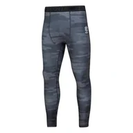 Kimona, stroje i obuwie - Extreme Hobby Legginsy Treningowe Męskie Paracord Szare S - miniaturka - grafika 1