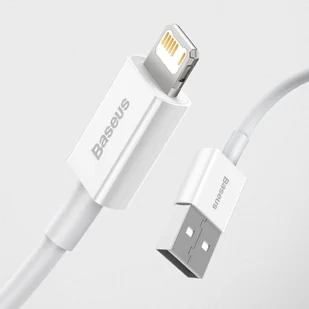 Baseus Superior kabel USB - Lightning 2,4A 0,25 m Biały (CALYS-02) - Kable USB - miniaturka - grafika 12