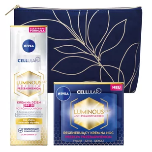 Nivea, Cellular Luminous630, Zestaw Kosmetyków, 3 Szt. - Zestawy kosmetyków damskich Nivea, Cellular Luminous630, Zestaw Kosmetyków, 3 Szt. - Zestawy kosmetyków damskich - miniaturka - grafika 1