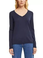 Swetry damskie - edc by ESPRIT Sweter damski, 400/granatowy., XXS - miniaturka - grafika 1