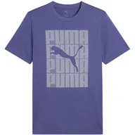 Koszulki męskie - Koszulka Puma Graphics Wording Tee M 684825 46 - miniaturka - grafika 1