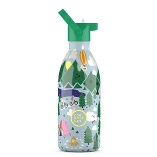 Cool Bottles Butelka termiczna Kids 500 ml Outdoor Adventure - Zestawy naczyń dla dzieci Cool Bottles Butelka termiczna Kids 500 ml Outdoor Adventure - Zestawy naczyń dla dzieci - miniaturka - grafika 1