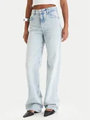 Spodnie damskie - Patrizia Pepe Jeansy 8P0487/D1WZB-CB01 Niebieski Regular Fit - miniaturka - grafika 1