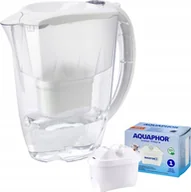 Dzbanki filtrujące - Dzbanek filtrujący Aquaphor Amethyst 2,8 l biały z filtrem maxfor B25 - miniaturka - grafika 1