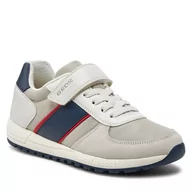 Buty dla chłopców - Sneakersy Geox J Alben Boy J459EA 0FU54 C0899 D White/Navy - miniaturka - grafika 1