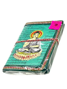 Notes Notatnik Pamiętni Papier Czerpany Indie Orientalny Idealny Prezent - Notesy i bloczki - miniaturka - grafika 1