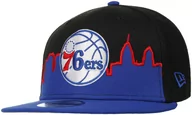 Czapki i chusty sportowe męskie - Czapka 9Fifty NBA Tip Off 76ers by New Era, czarny, L/XL (58-61 cm) - miniaturka - grafika 1
