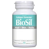Włosy, skóra, paznokcie - BioSil, Zaawansowany Generator Kolagenu, 60 kapsułek - miniaturka - grafika 1