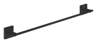 Wieszaki łazienkowe - Grohe QuickFix Start Cube - Wieszak na ręcznik, długość 60 cm, czarny mat 410892430 - miniaturka - grafika 1