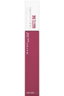 Szminki - Maybelline New York Super Stay, szminka w płynie Savant, 5ml - miniaturka - grafika 1