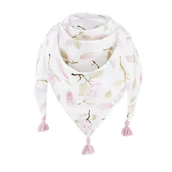 Szaliki i chustki dla dzieci - Chustka bambusowa z chwostami - Rozkwitajki - róż - miniaturka - grafika 1